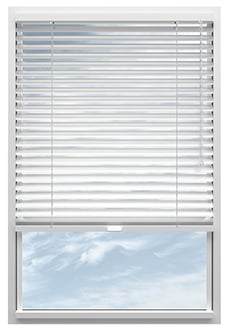 Purity, Metallic Silver - Stick Fit Venetian Blind